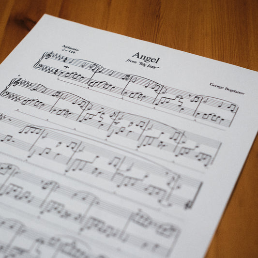 Angel - PDF Piano Sheet Music
